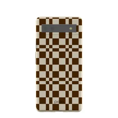 London Fog Chestnut Checkers Google Pixel 6a Case