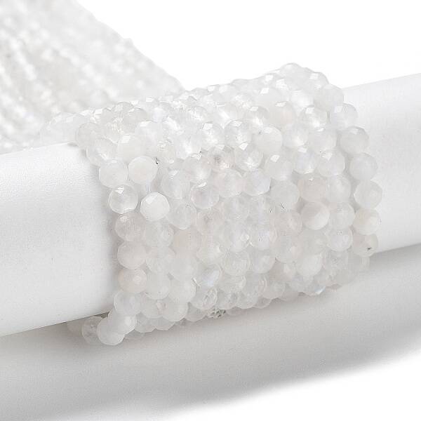 Natural Rainbow Moonstone Beads Strands