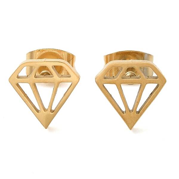 304 Stainless Steel Stud Earrings