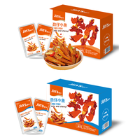 Jinzai Spicy Deep Sea Dried Small Fish 30-Year Heritage 20 Packs of 12g for Spicy Snack Lovers & Rice Mix Natural Crispy Prot...