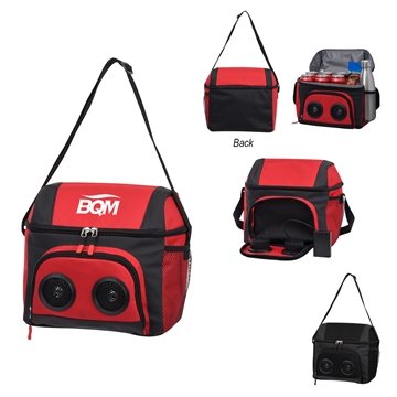 10 Promotional Intermission Cooler Bag With Speakers - Bluetooth ...