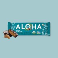 ALOHA New! Almond Butter Cup Protein Bars - 12 Bars - Certified USDA Organic - 100% Plant-Based - 14g Of Protein - Only 3-5g ...