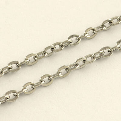 Tarnish Resistant 304 Stainless Steel Cable Chains