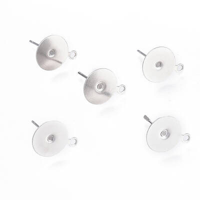 Tarnish Resistant 304 Stainless Steel Stud Earring Findings