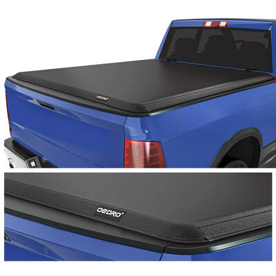 OEDRO 6.4ft Roll Up Tonneau Cover for 2002-2023 Dodge Ram 1500 Classic Only; 2003-2024 Dodge Ram 2500 3500