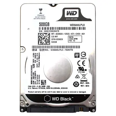 CXKCK Dell 500GB 7200RPM SATA 6Gb/s 32MB Cache 2.5-Inch Hard Drive