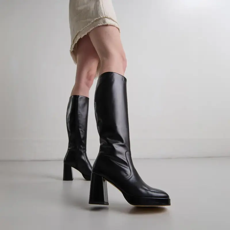088- Vendome Cuir Noir | Color: NOIR | Size: 41