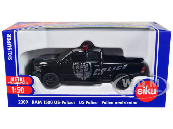 RAM 1500 Pickup Truck Police Black \