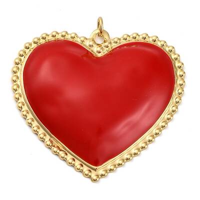 Brass Enamel Pendants