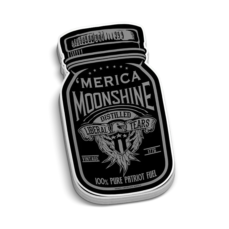 'Merica Moonshine Decal