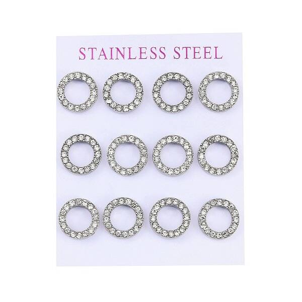 304 Stainless Steel Stud Earrings