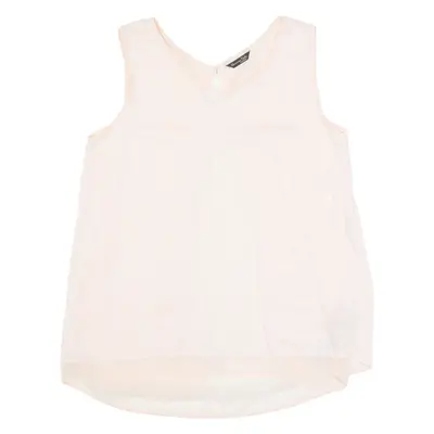 MASSIMO DUTTI Womens Vest Pink Sleeveless Linen M