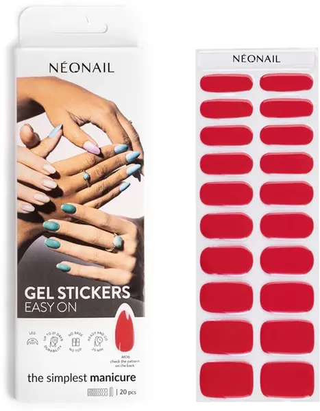 NEONAIL Easy On Gel Nail Stickers Color M06 20pcs