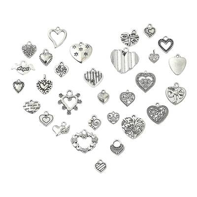 30Pcs 30 Styles Tibetan Style Alloy Pendants