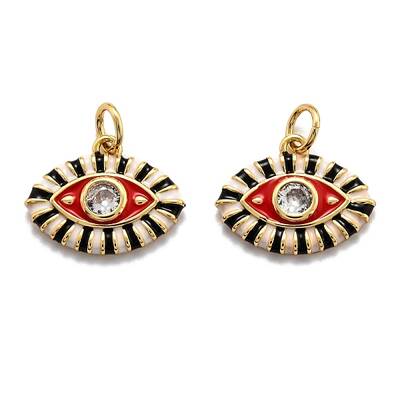 Brass Cubic Zirconia Pendants