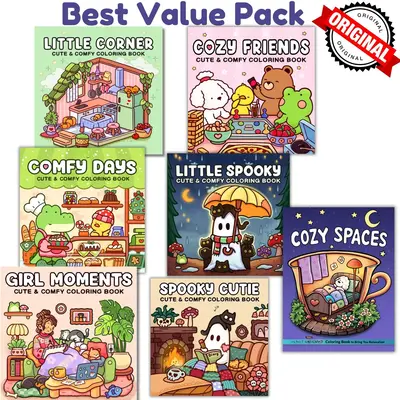 Best 3 coloring books Bundle for Stress Relief, Creativity & More for adults- Little, Comfy, Cozy Space | Christmas markers ...