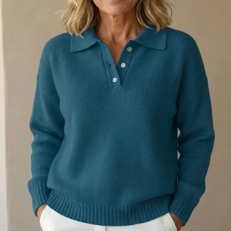 Olivia | Soft Knit Sweater with Collar