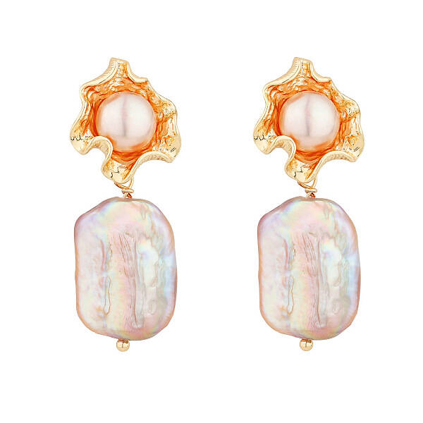 Baroque Pearl Vintage Style Earrings