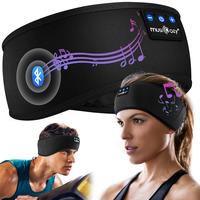 MUSICOZY Sleep Headphones Bluetooth 5.4 Headband, Wireless Sweatproof Earbuds for Side Sleepers, Noise-Canceling, Music/Calls...