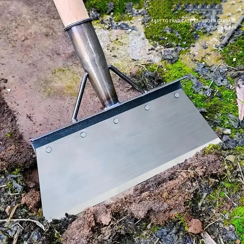 Stainless Steel Garden Shovel, Versatile Handleless Shovel, Perfect for Yard Weeding & Outdoor Cleaning, Garden Tools for Hom...