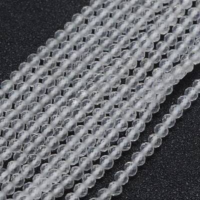 Natural Quartz Crystal Beads Strands