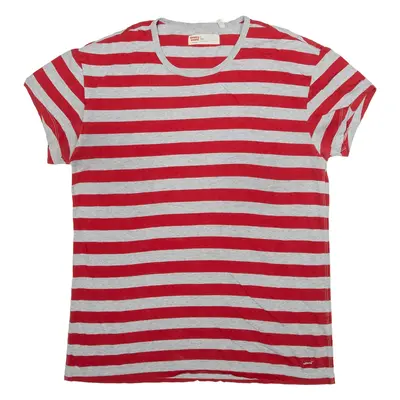 LEVI'S Standard Fit Womens T-Shirt Red M