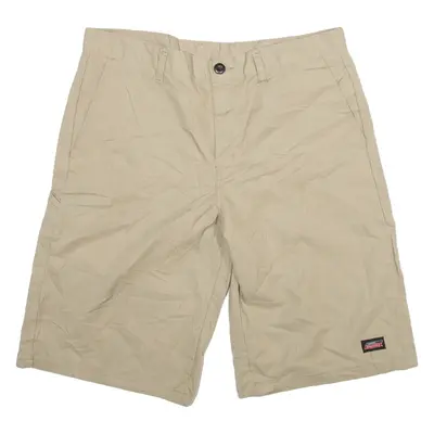 DICKIES Mens Workwear Shorts Beige M W34