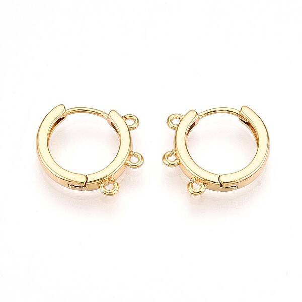 Brass Hoop Earring Finding