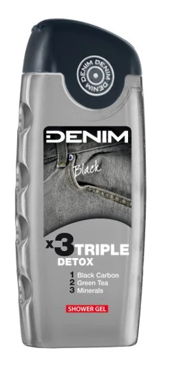 Denim Black Shower Gel - 250ml