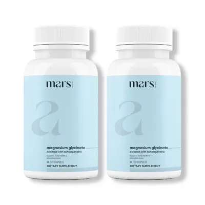 Magnesium Glycinate Capsules: Powered with Ashwagandha (120 N)