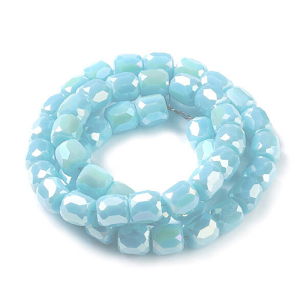 Electroplate Opaque Glass Beads