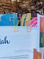 Cross Bookmark - Cross Paperclips - Bible Bookmark - Cross Page Marker - Bookmarks - Bible Accessories - Paperclips - Christi...