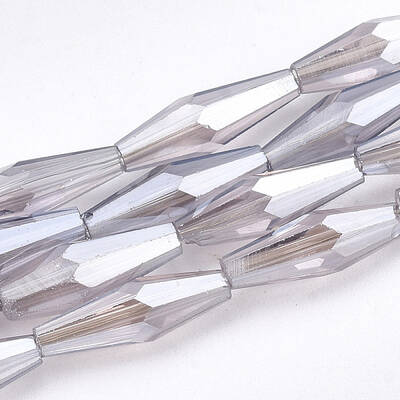 Electroplated Glass Beads Strands