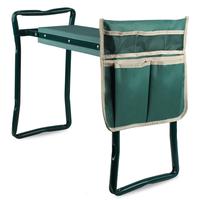 Garden Kneeler and Seat Foldable Gardening Bench Stool with Tool Bag Pouch EVA Foam Pad Outdoor Practical Garden Tools for Kn...