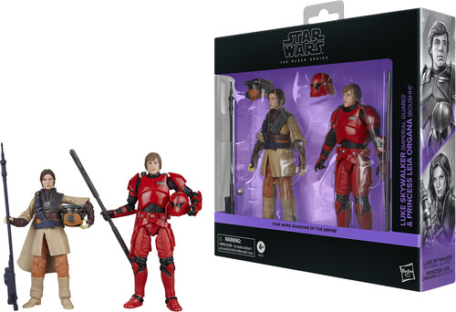 Star Wars: Shadows of the Empire - Black Series - Luke Skywalker (Imperial Guard) & Princess Leia Organa (Boushh) Action Figu...