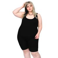 Signature Biker Short Romper Black