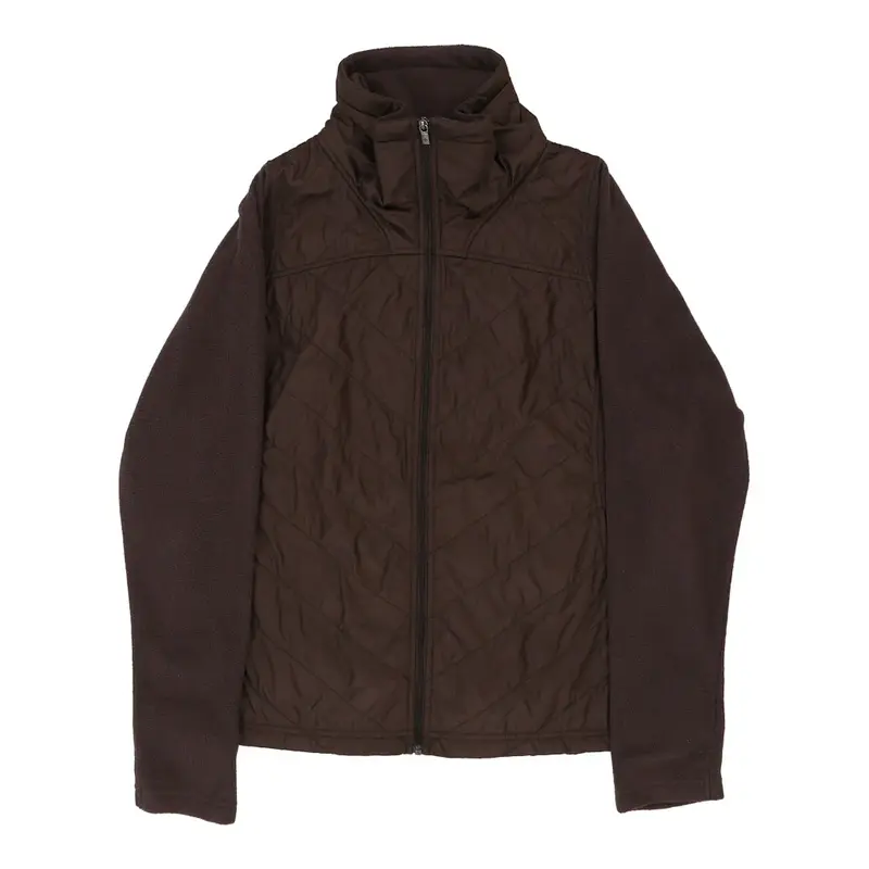 Columbia Fleece Jacket - XL Brown Polyester
