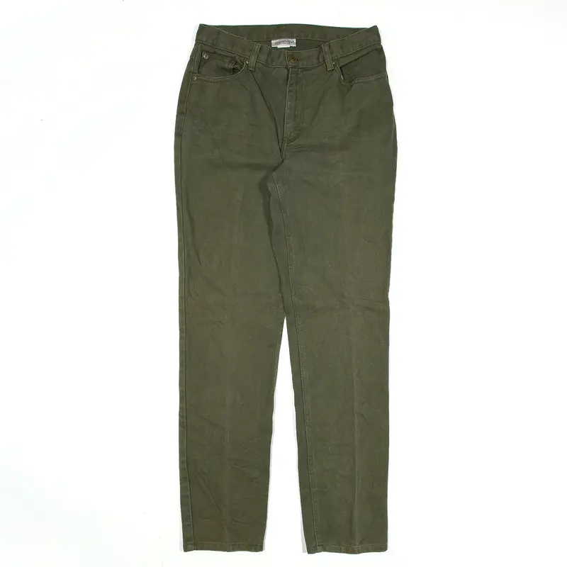 JEANOLOGY Jeans Green Denim Regular Mom Womens W28 L31