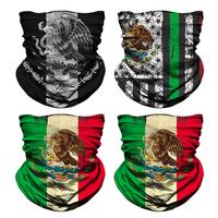 Venswell Mexican Neck Gaiter Face Mask Men Women,Seamless Bandana Rave Face Cover Scarf Mask,Balaclava,Headband, Head Wrap,He...