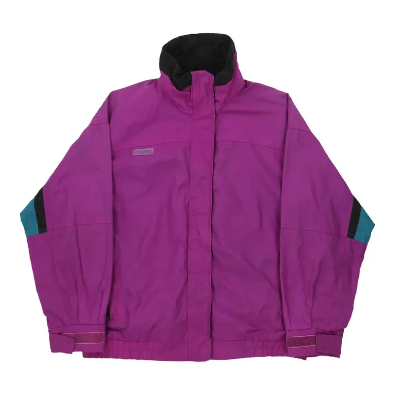 Columbia Jacket - Large Purple Polyester