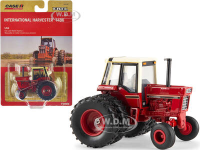 International Harvester 1489 Tractor with Dual Wheels Red with Cream Top \
