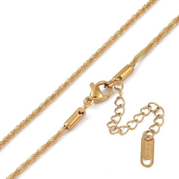 Ion Plating(IP) 201 Stainless Steel Chain Necklaces