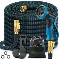 NEW 50FT 100FT 4X Stronger Deluxe Heavy Duty Expandable Flexible Garden Water Hose US Stock