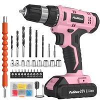 PULITUO Cordless Drill 20V, Power Drill with Battery & Charger, 21+1 Clutch, Electric Screwdriver Kit with LED & Drill/Driver...
