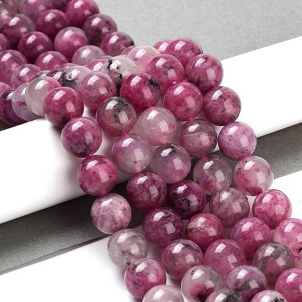Natural Cherry Blossom Agate Beads Strands