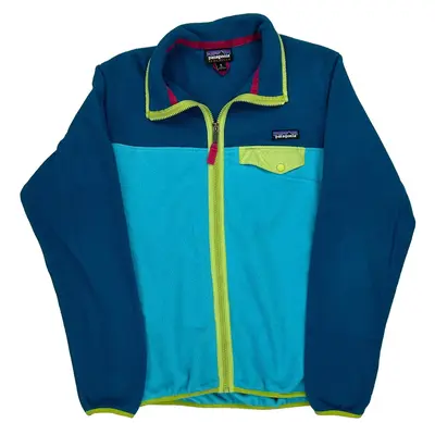 Synchilla Patagonia Jacket - Medium Blue Polyester