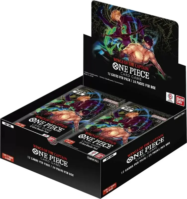 One Piece English Wings of the Captain Twin Champion OP-06 Booster Box [Ripped Live]