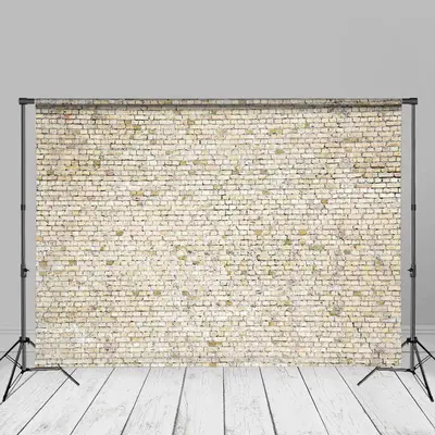Shabby Tint Cracked Brick Wall Photo Booth Backdrop - Aperturee