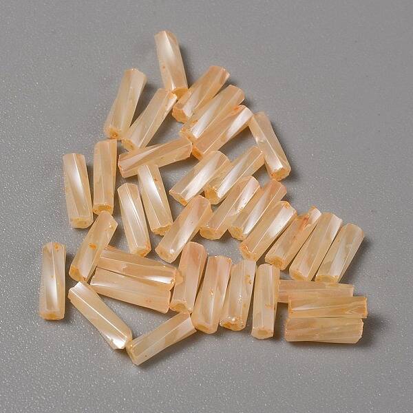 Opaque Colours Glass Twist Bugle Beads