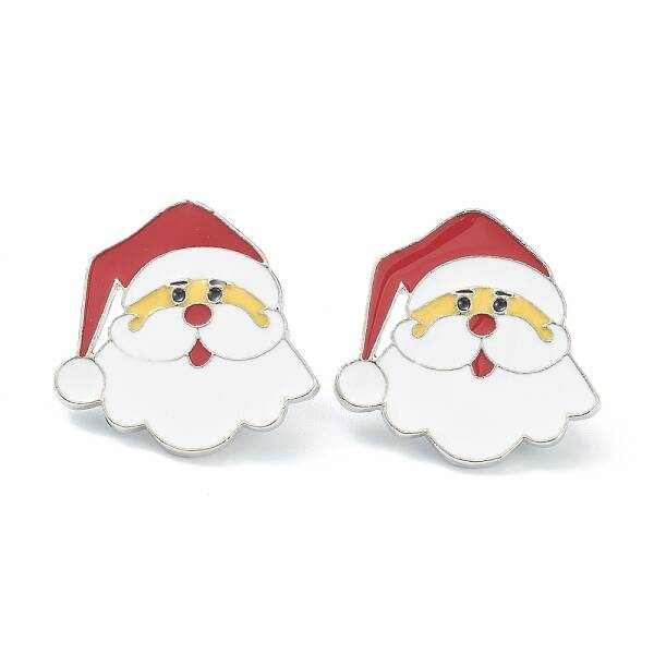 Christmas Themed Alloy Enamel Brooches
